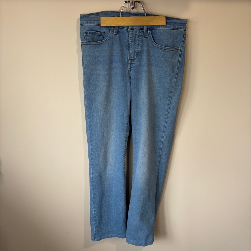 Levi's Strauss & Co Women’s sz 28 314 Shaping Straight Denim Blue Jeans